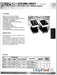 Datasheet LTS3401LG manufacturer Lite-On